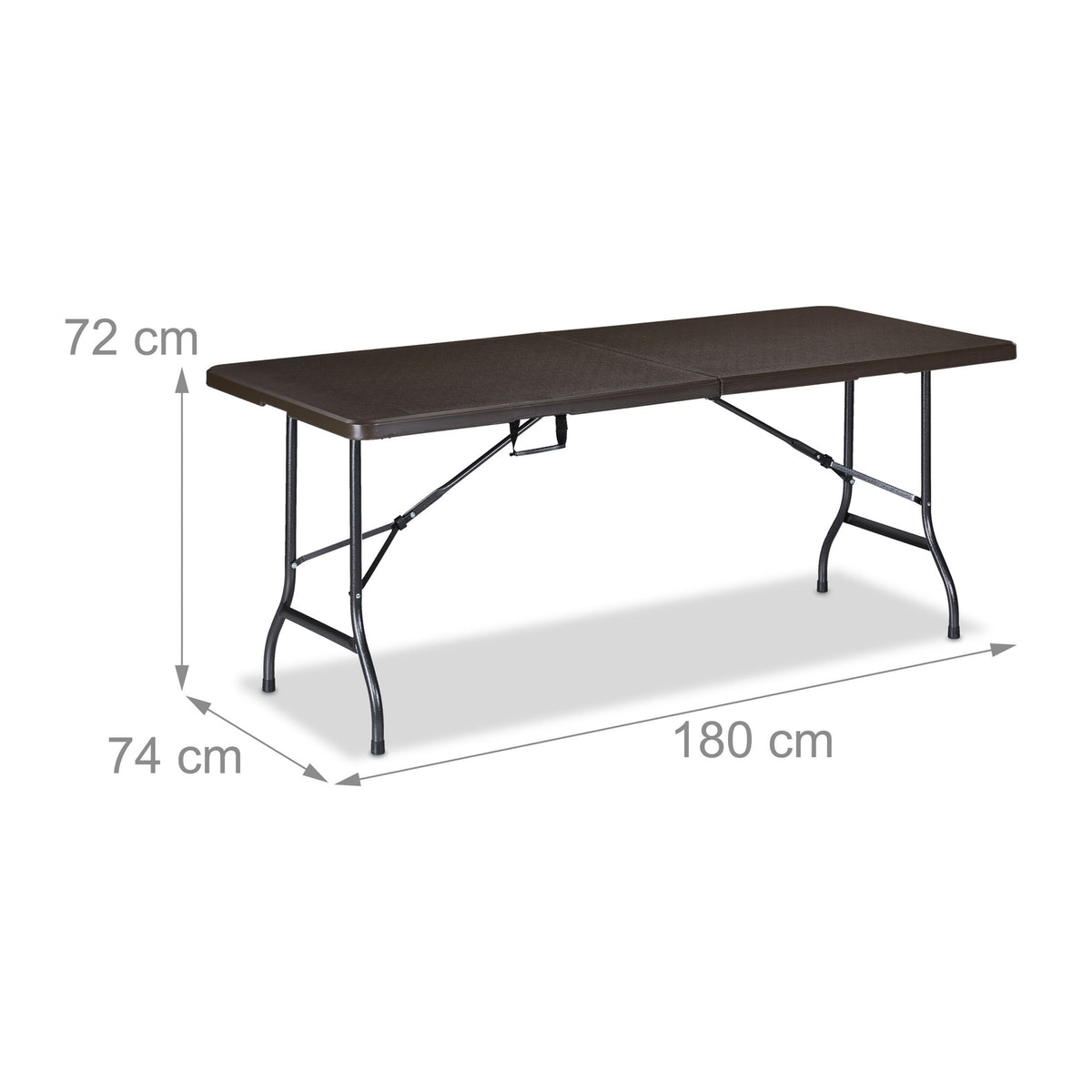 Folding garden table