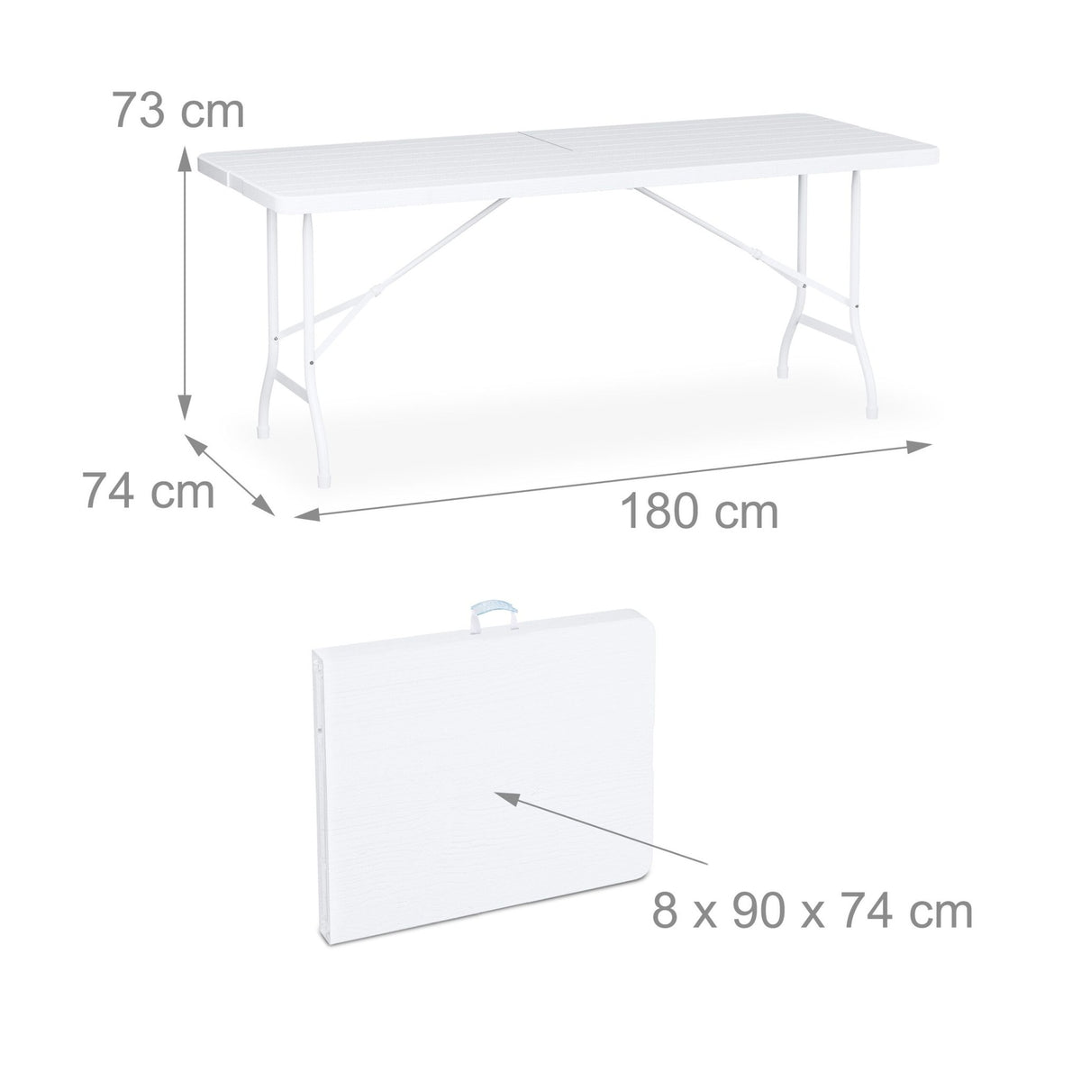 Folding garden table