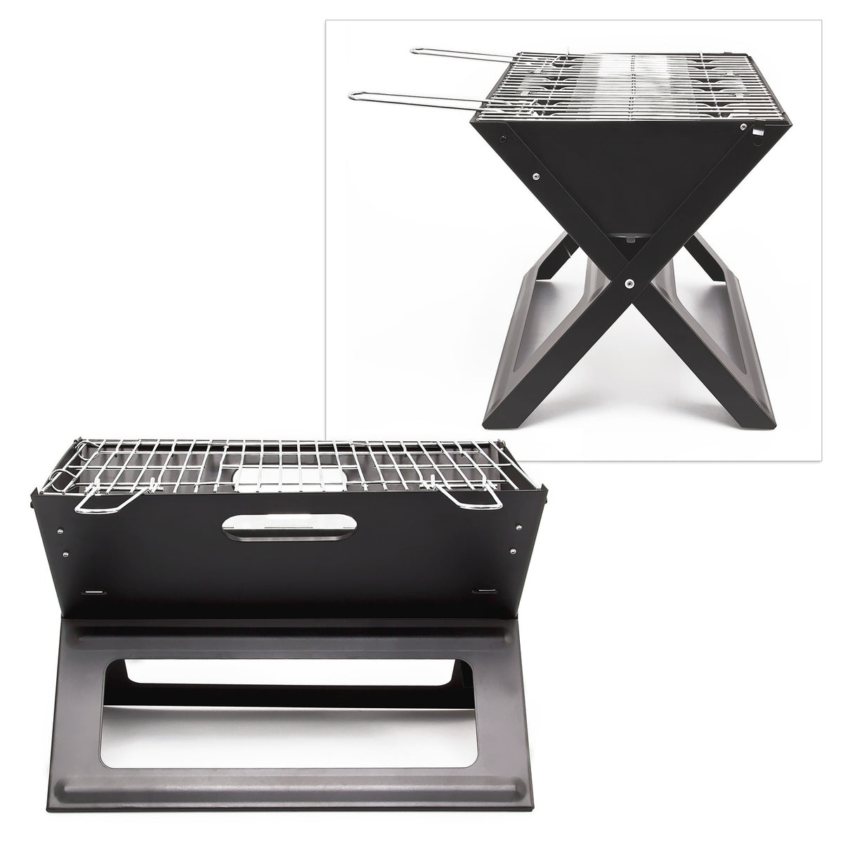 Folding grill portable