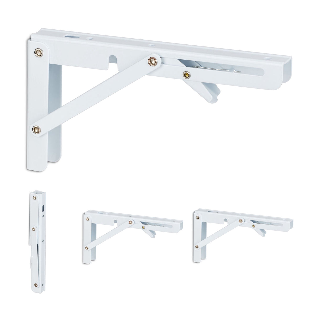 Folding shelf supports set of 4