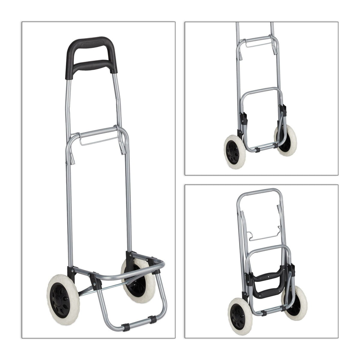 Folding shopping trolley