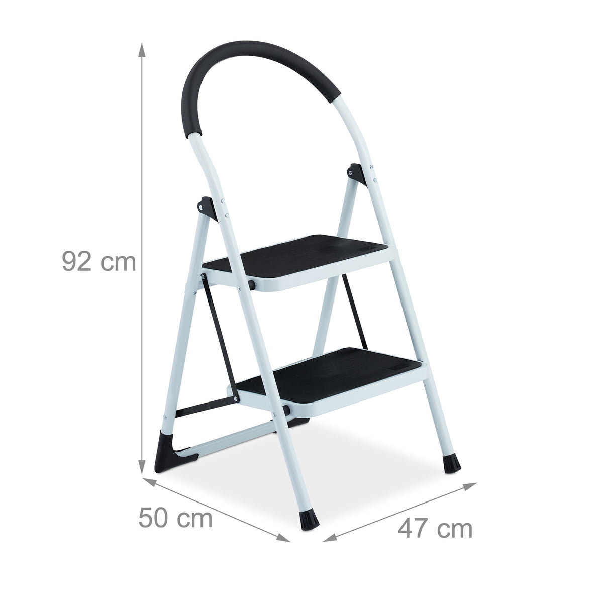 Folding stepladder, 2 steps