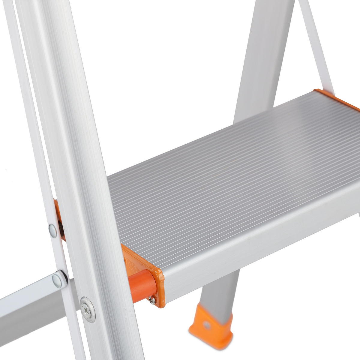 Folding stepladder with handle