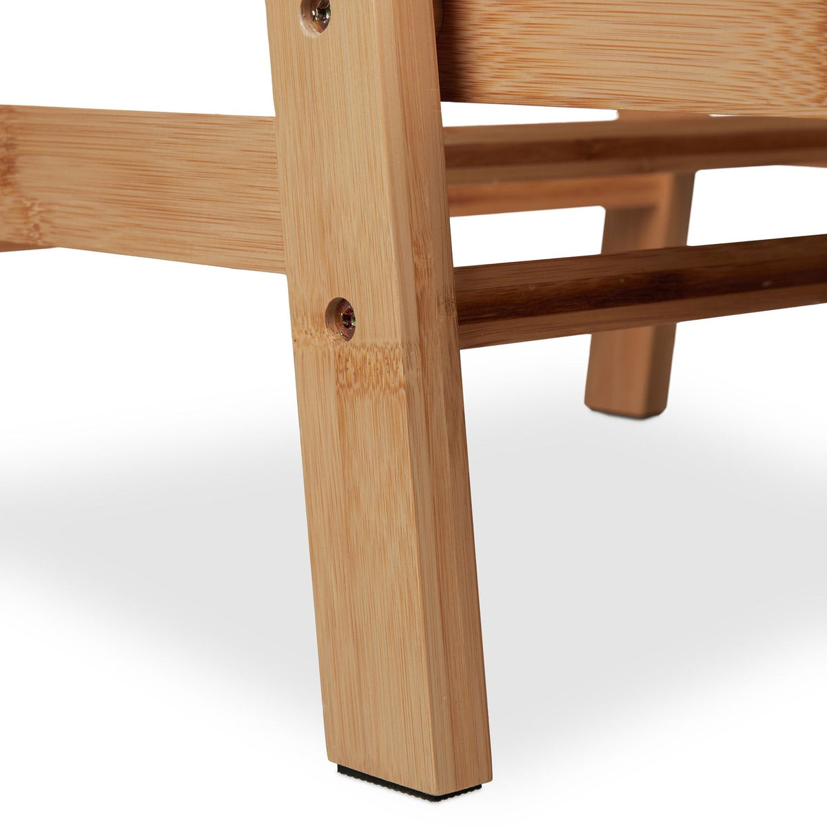 Folding step stool made of bamboo