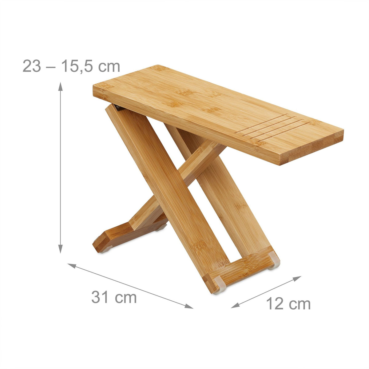 Folding toilet seat 2-piece