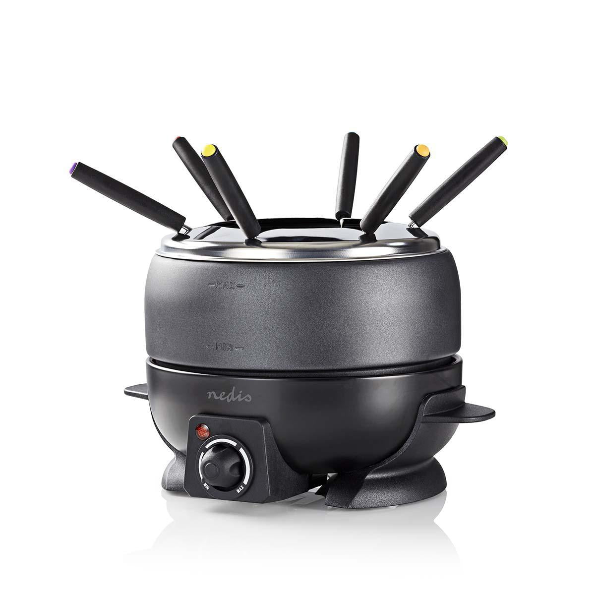 Fondue set | 6 Persons | 2.3 l | Adjustable temperature control | 800 W | Touch Handle | Anti-slip bottom | Overheat protection
