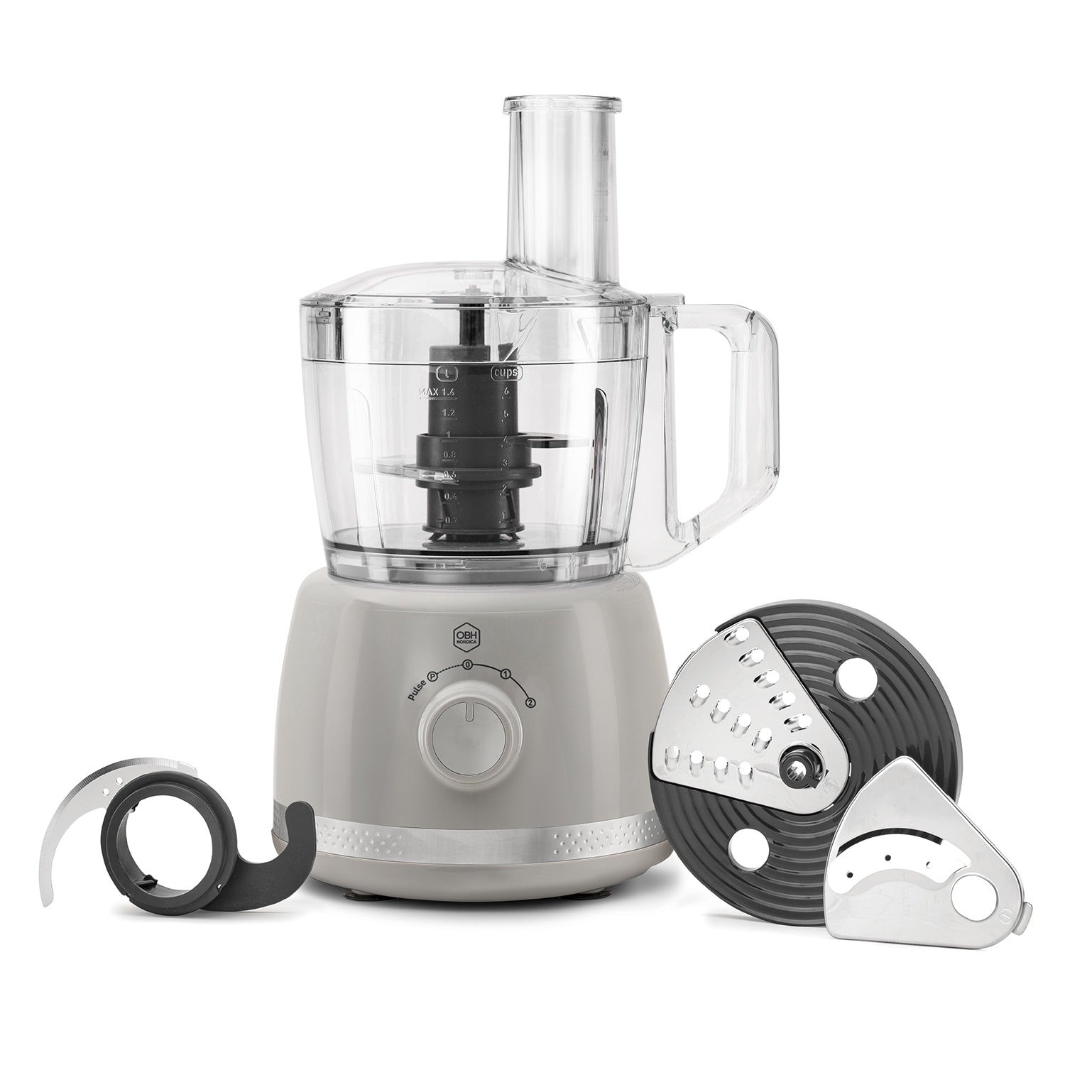 Food Processor – 2.4L, Grey, 500W, Multi-Function