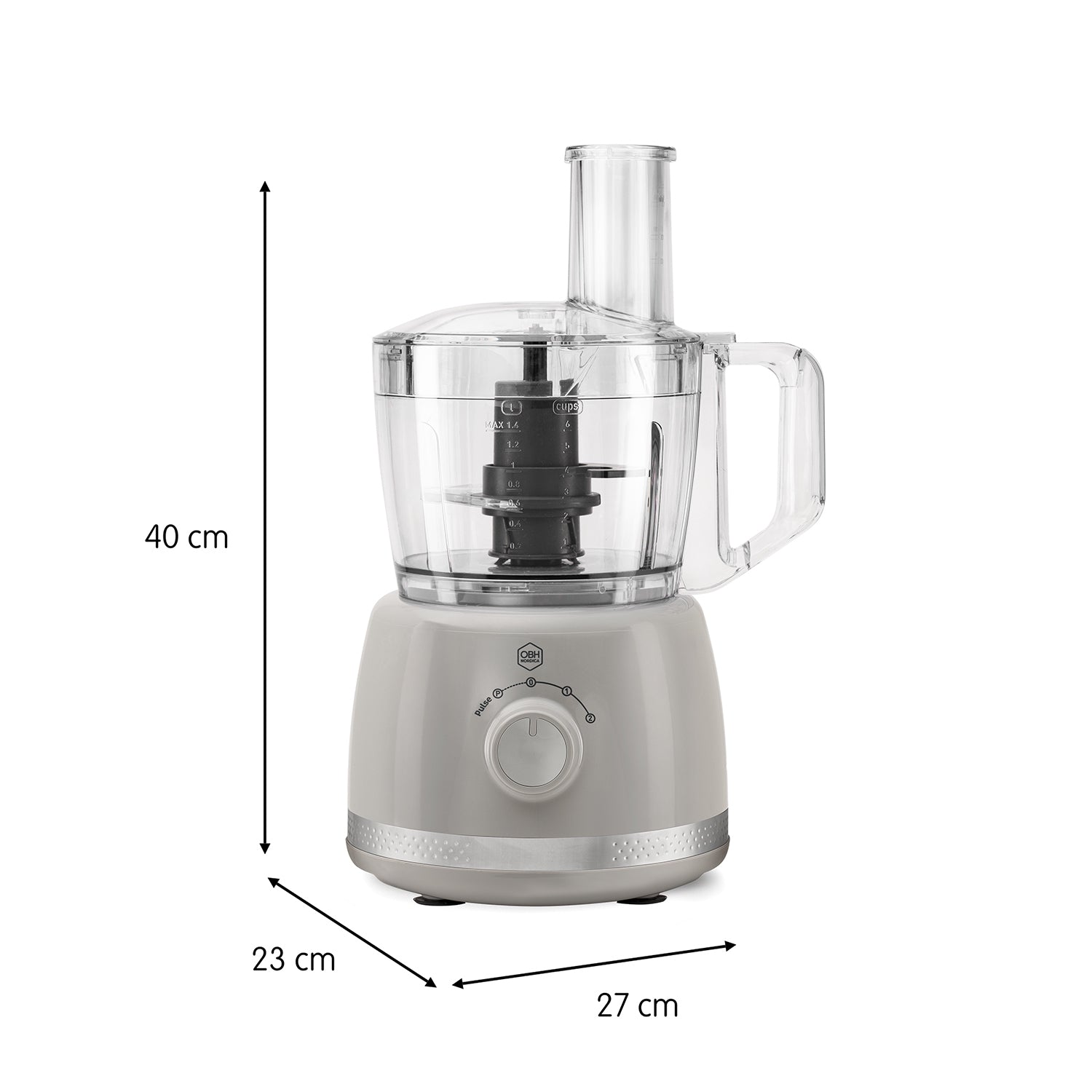 Food Processor – 2.4L, Grey, 500W, Multi-Function