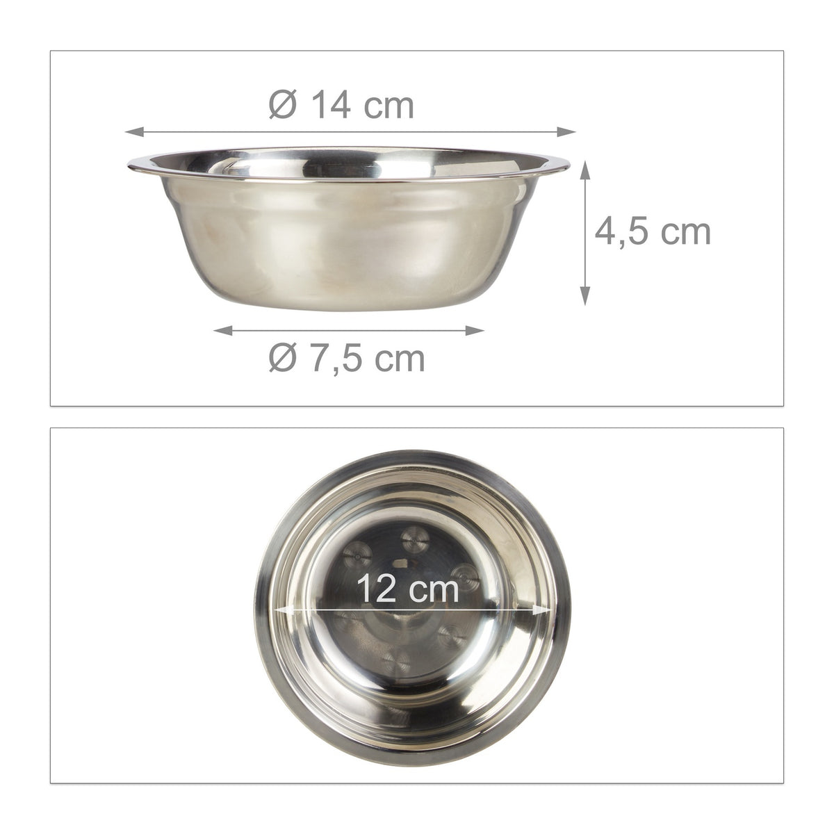 Food bowls in position