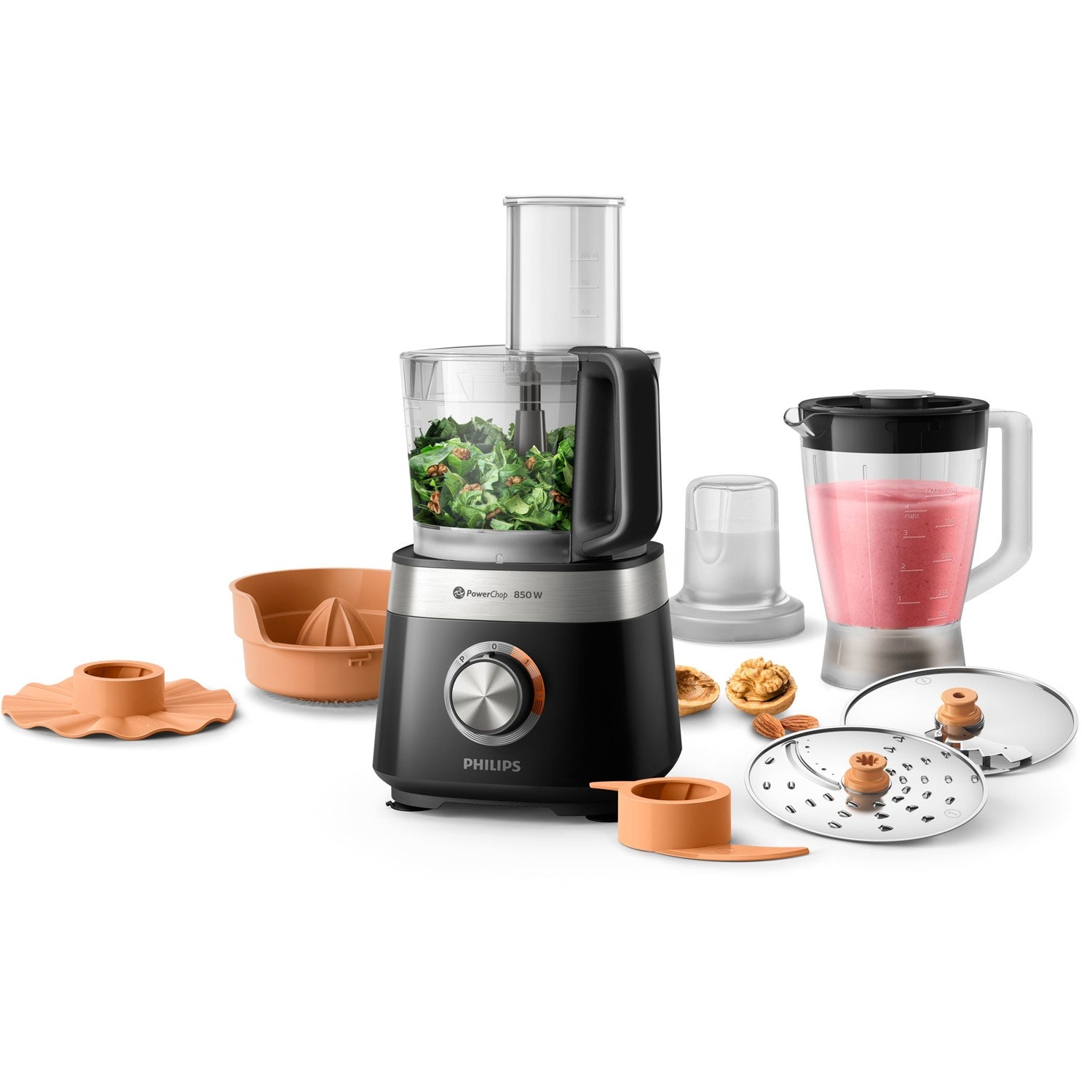 Food processor HR7530/10 Compact 850Watt Blender