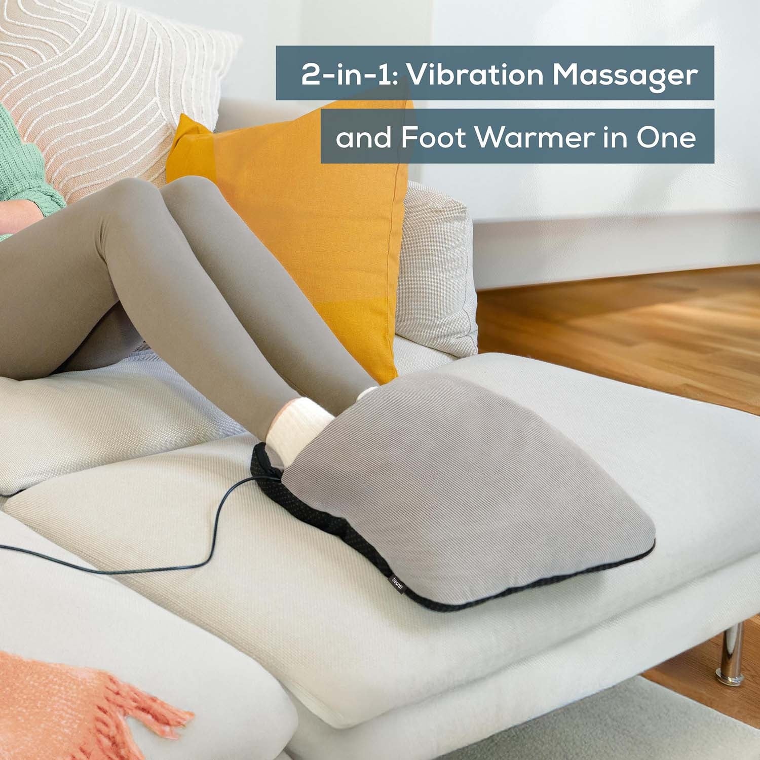 Foot Massager and Warmer 2-in-1 Device