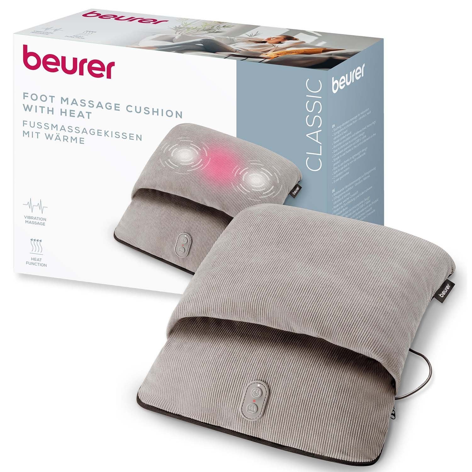 Foot Massager and Warmer 2-in-1 Device