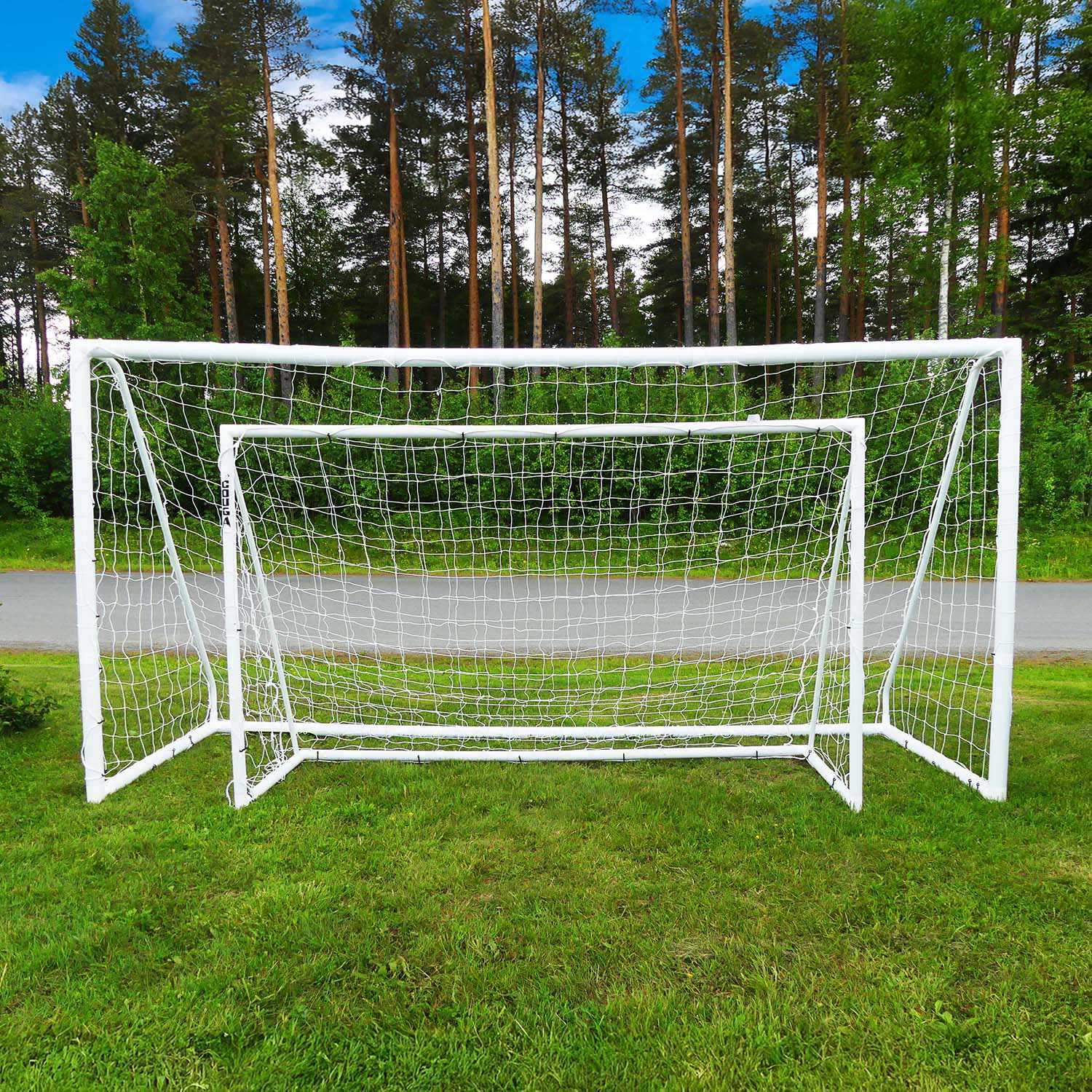 Football Goal 250x150 cm, Durable uPVC Frame, Easy Setup