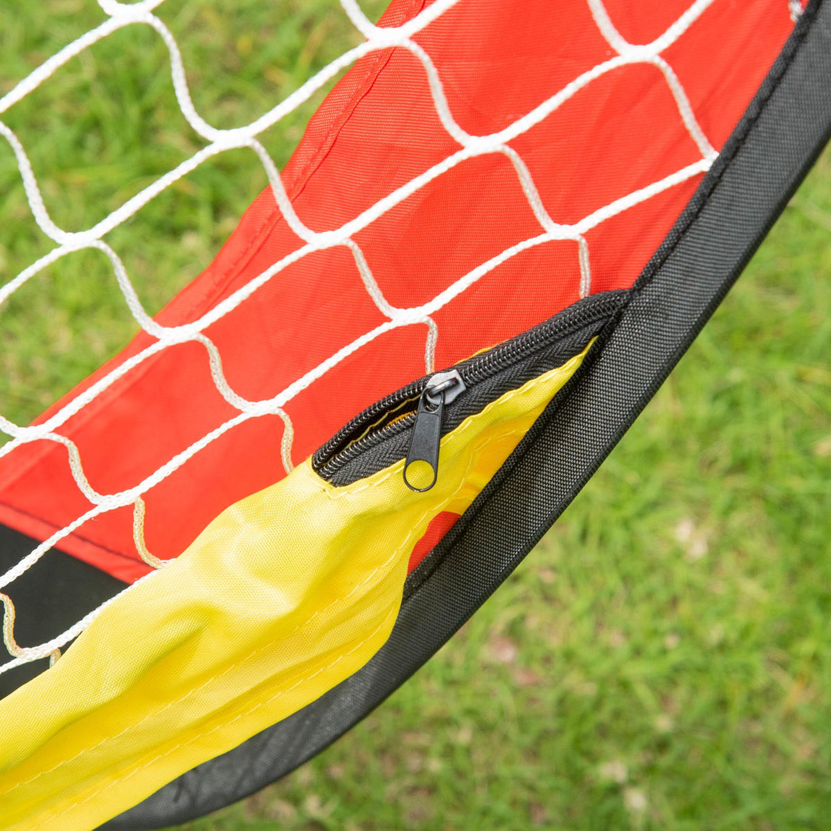 Football Goals Set Of 2 Football Net Mini Goals Foldable For The Garden Or Park For Children And Adults Steel Polyester Black 186 X 90 X 89 Cm