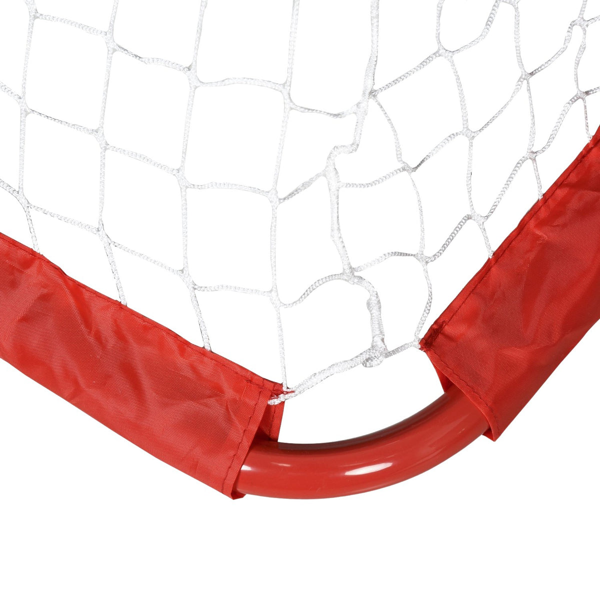 Football Goals Set Of 2 Mini Goals, Foldable Made Of Steel (Q195) And Tetrolon, Red, 90X36X60 Cm