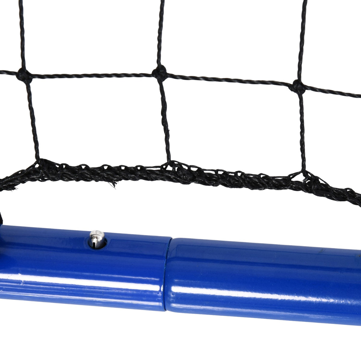 Football Rebounder Kickback Goal Rebound Wall Net Double-Sided Rebound Adjustable In 5 Levels Steel Blue 100 X 95 X 90 Cm