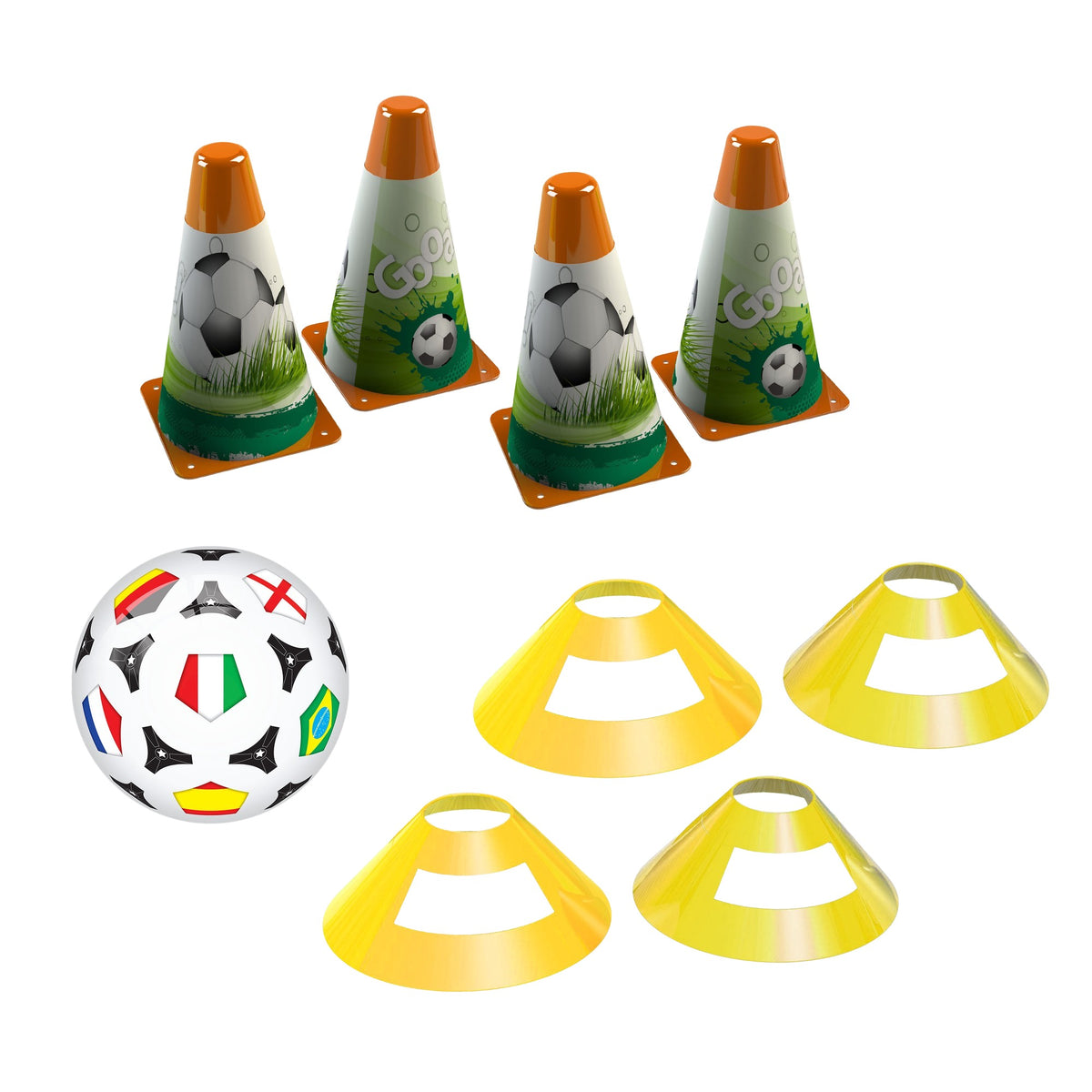 Football Set with Cones & Markers for Outdoor Play