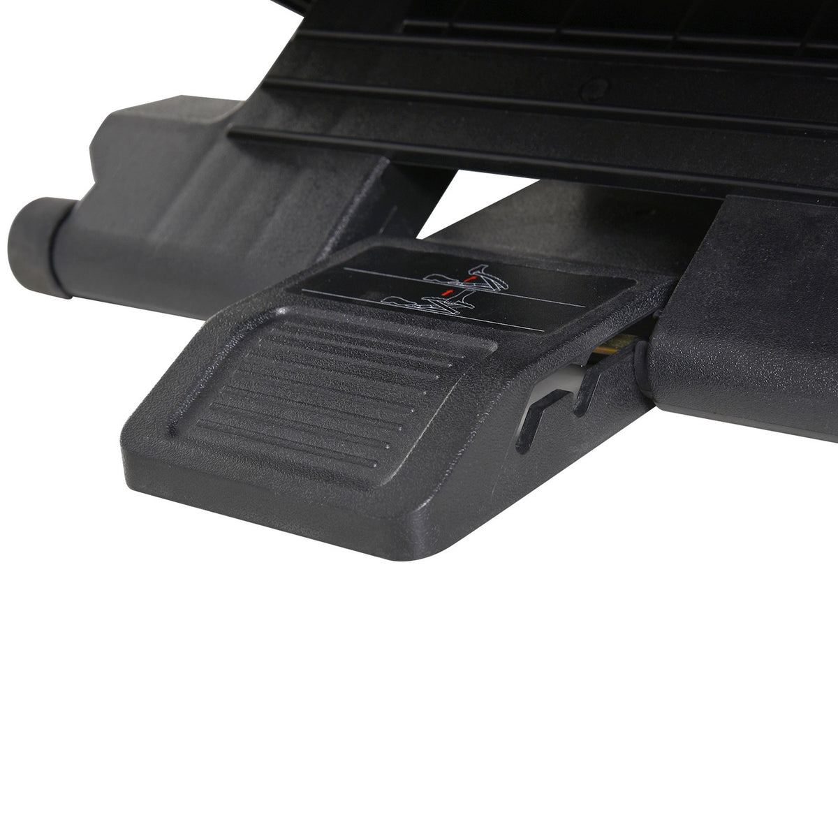 Footrest Footrest, 3 Heights Adjustable, Hips, Black, 45X34X(10-16.5)Cm