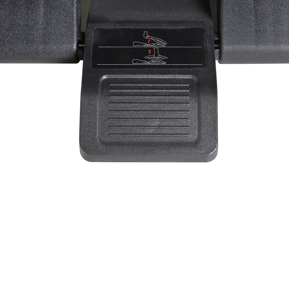 Footrest Footrest, 3 Heights Adjustable, Hips, Black, 45X34X(10-16.5)Cm
