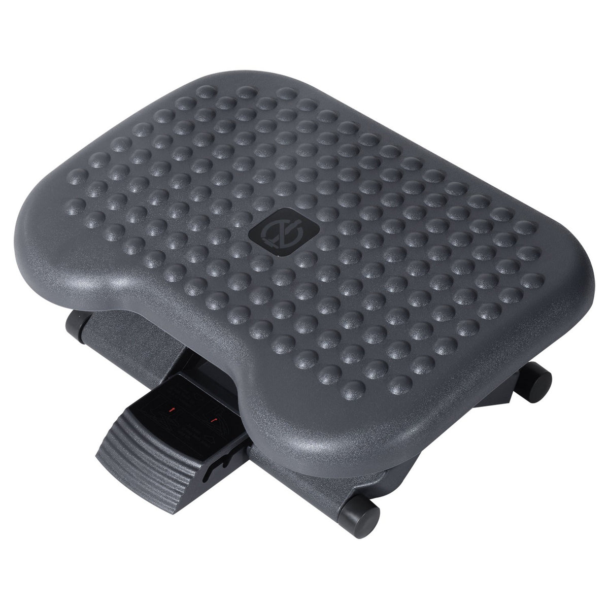 Footrest Relax Footrest For Office, Height-Adjustable, Plastic, Dark Gray, 46X35Cm