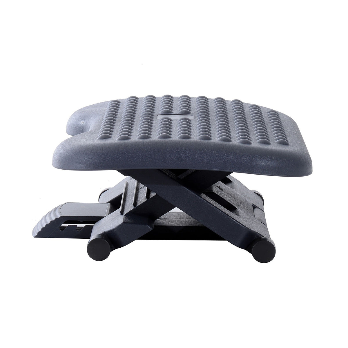 Footrest Relax Footrest For Office, Height-Adjustable, Plastic, Dark Gray, 46X35Cm
