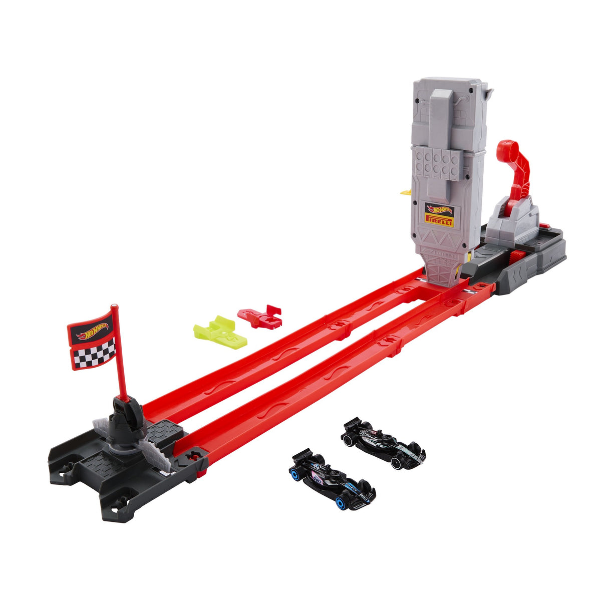 Formula 1 Racing Track Set with 2 F1 Cars, 86 cm