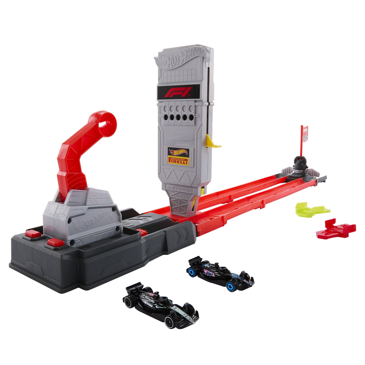 Formula 1 Racing Track Set with 2 F1 Cars, 86 cm