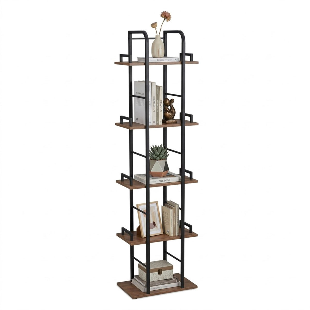 Freestanding 5-Tier Shelf for Living Room and Kitchen