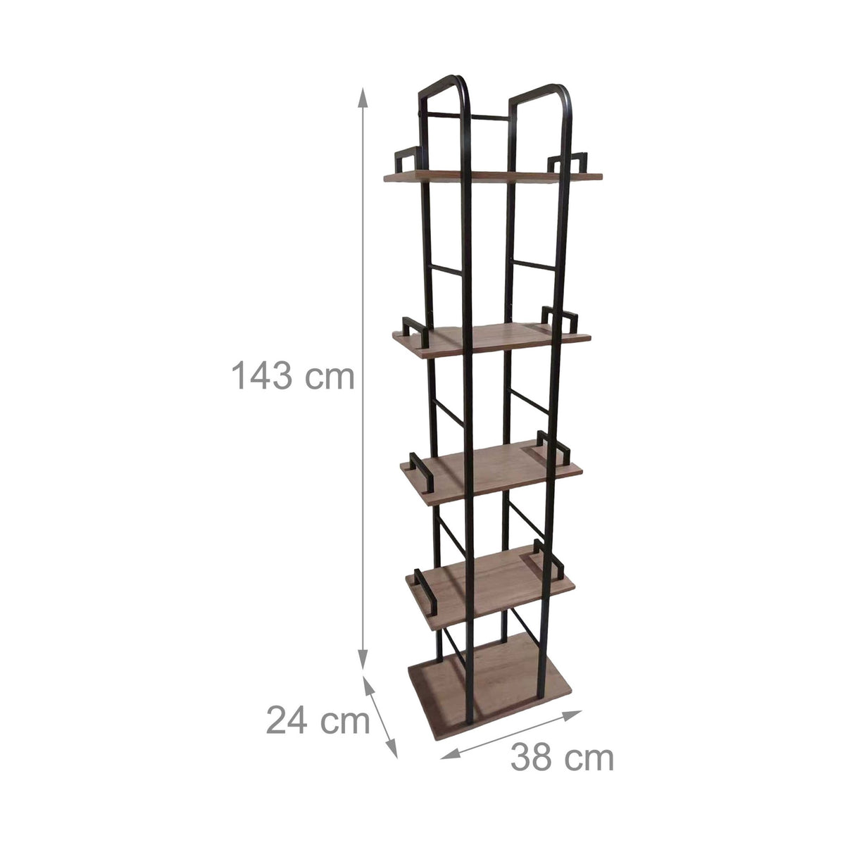 Freestanding 5-Tier Shelf for Living Room and Kitchen