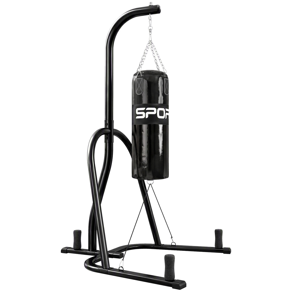 Freestanding Punching Bag Stand with 20kg Bag & Bungee Cord