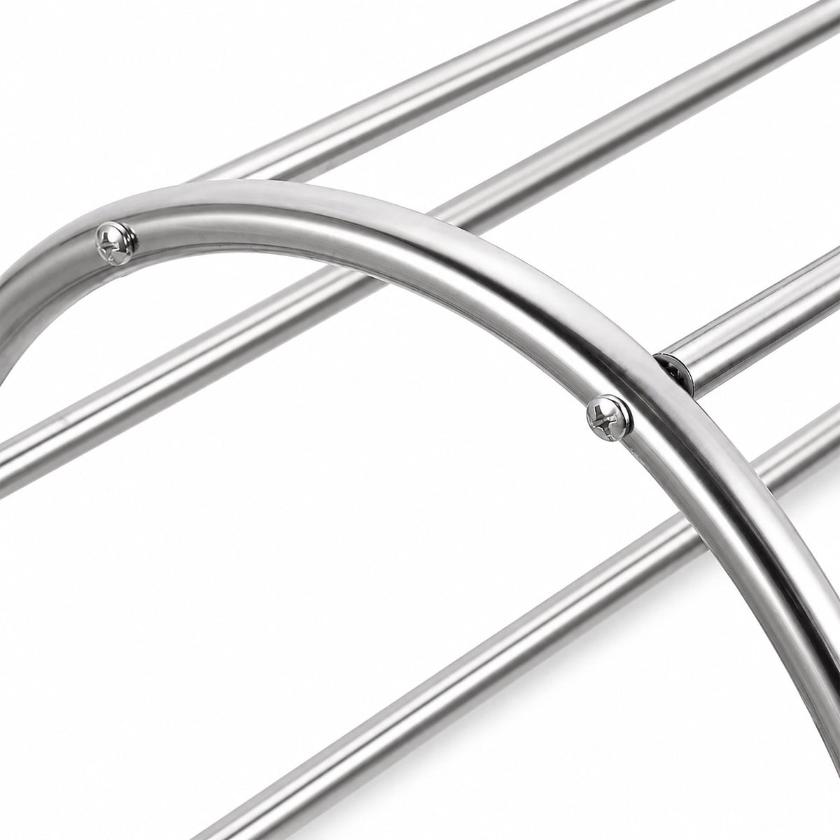 Freestanding Towel Rack, 6 Rails, Stainless Steel