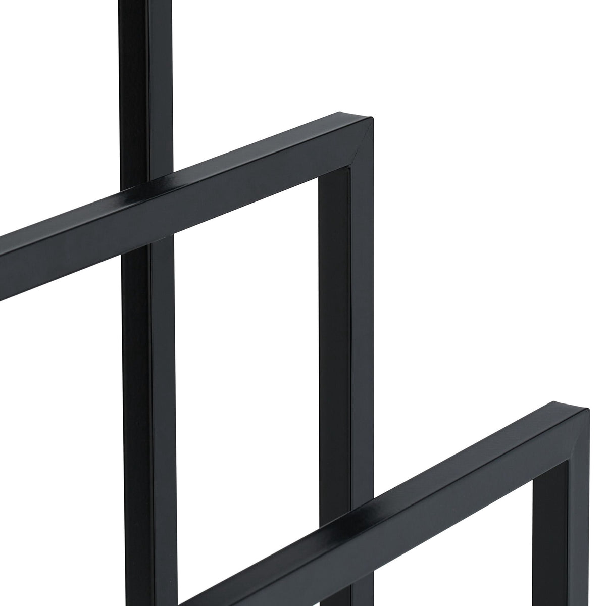Freestanding Towel Rack with 4 Bars – Matte Metal