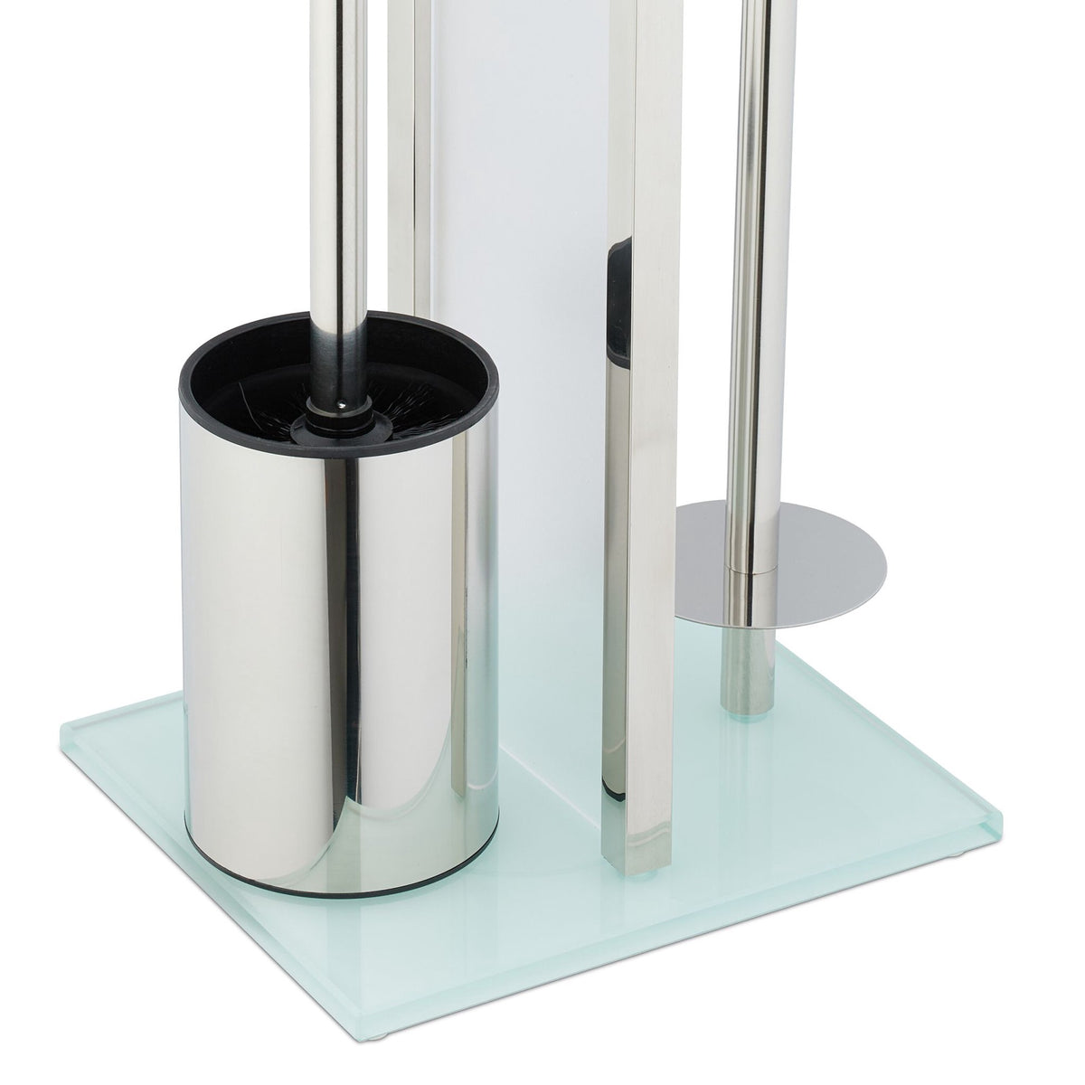 Freestanding toilet seat with shelf