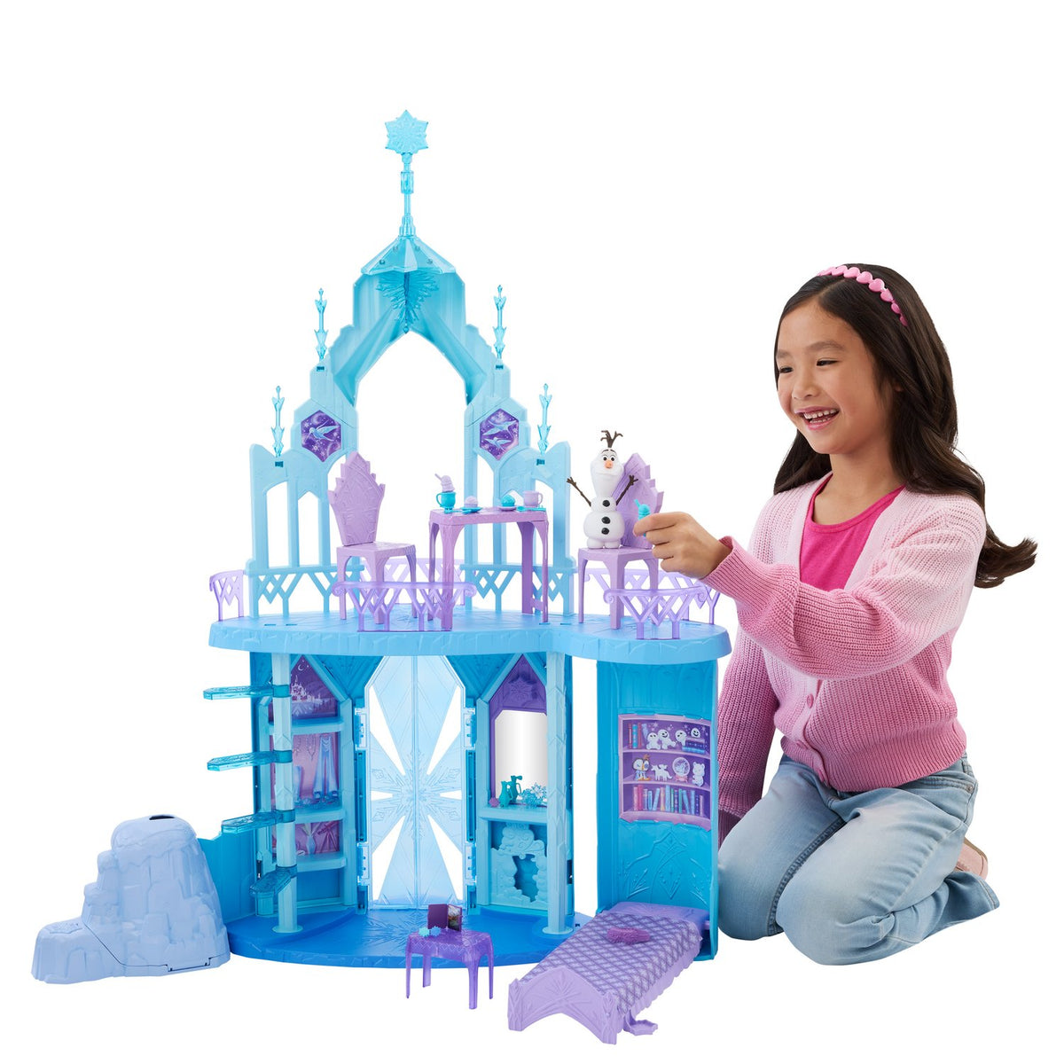 Frozen Elsa Ice Castle Playset with Olaf & Accessories