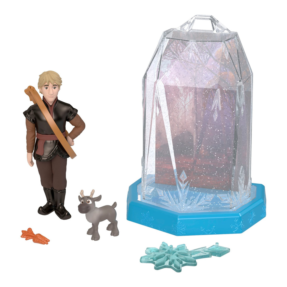 Frozen Ice Block Toy with Doll, Friend, and Accessories