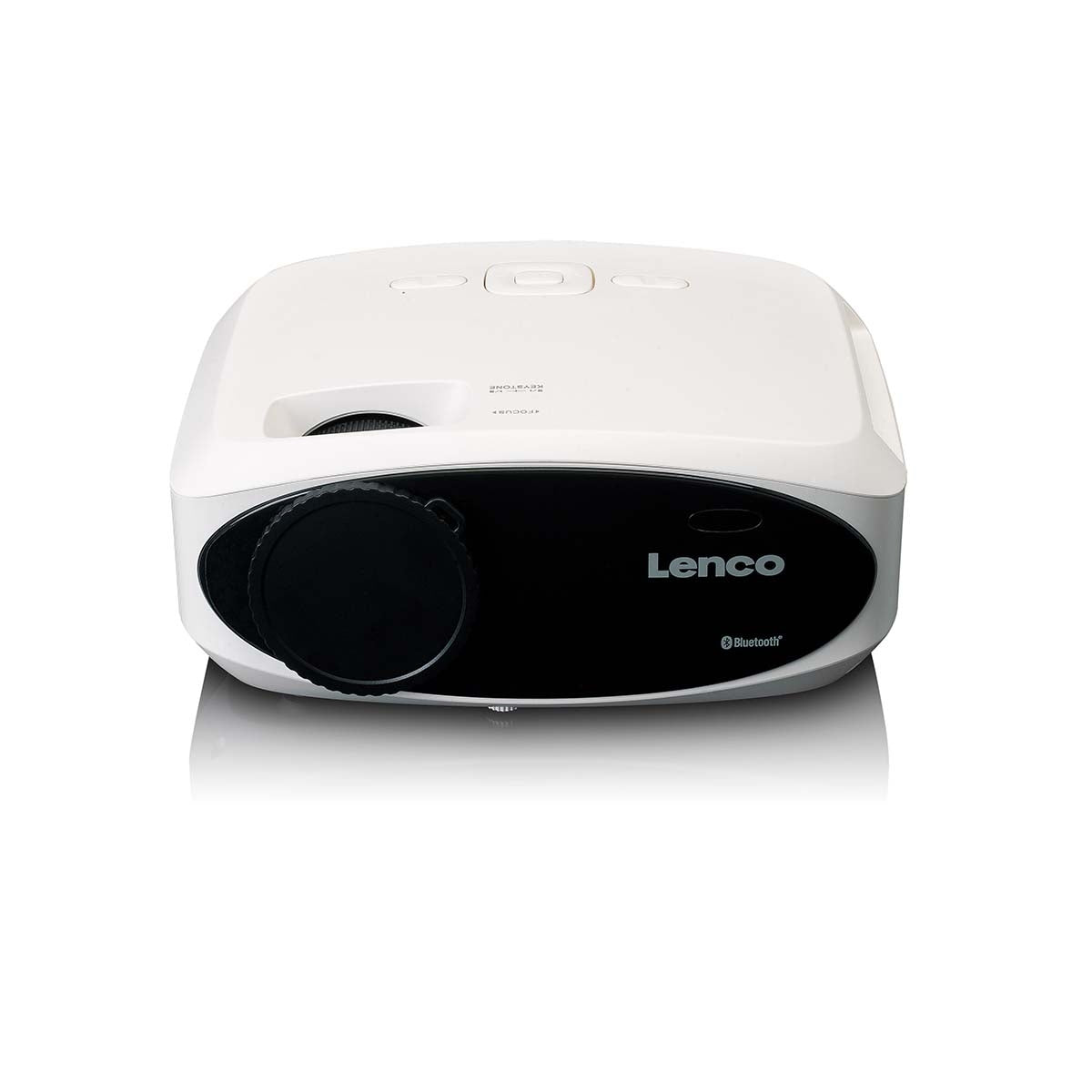 Full HD 1080P LCD projector with Bluetooth White