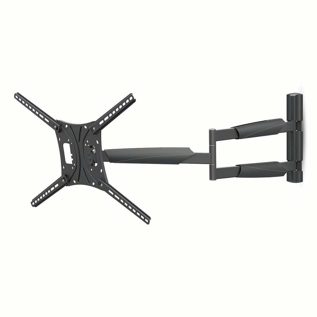 Full Motion TV Wall Mount | 13 - 86 " | Maximum supported screen weight: 60 kg | Tiltable | Rotatable | Minimum wall distance: 70 mm | Maximum wall distance: 1020 mm | 3 Pivot point(s) | ABS / Steel | Black