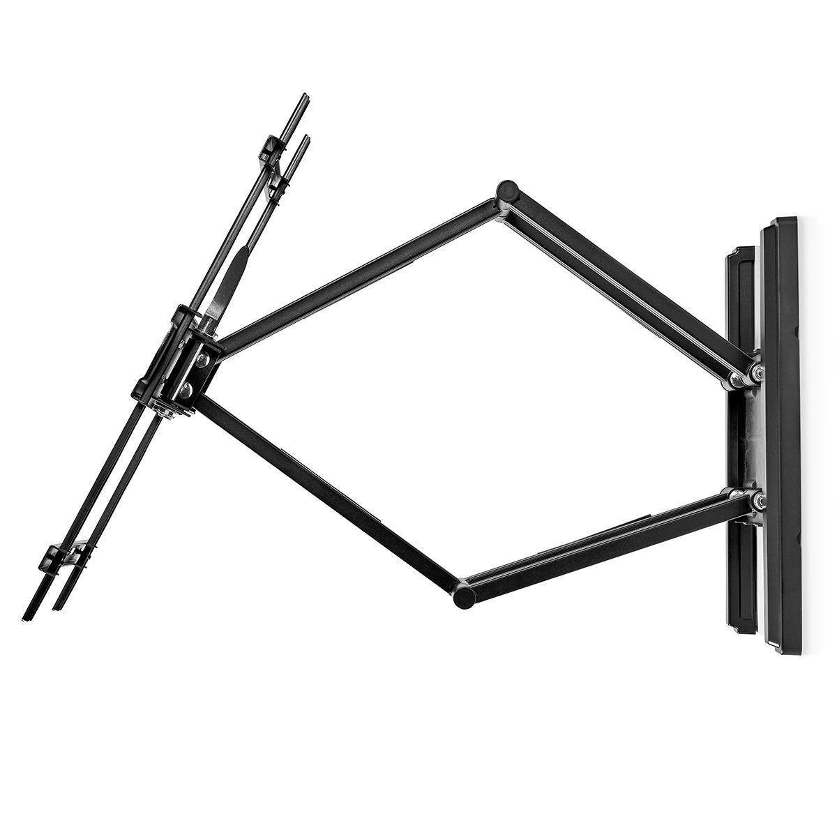 Full Motion TV Wall Mount | 37 - 80 " | Maximum supported screen weight: 70 kg | Tiltable | Rotatable | Minimum wall distance: 70 mm | Maximum wall distance: 800 mm | 6 Pivot point(s) | Steel | Black