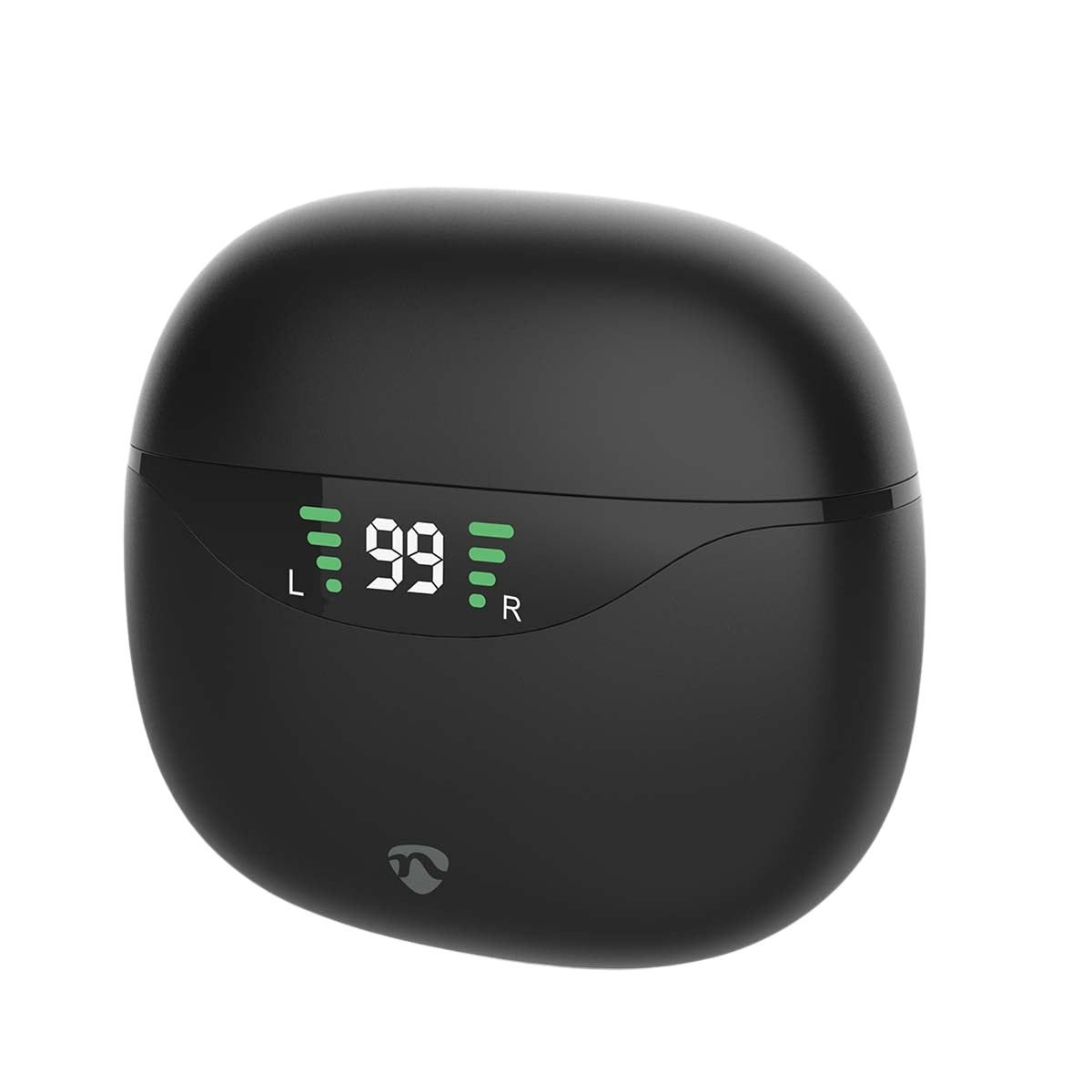 Fully Wireless Earphones | ANC (Active Noise Cancelling) | Bluetooth® | Maximum battery play time: 30 hrs | Touch Control | Charging case | Wireless charging case | Built-in microphone | Voice control support | Black