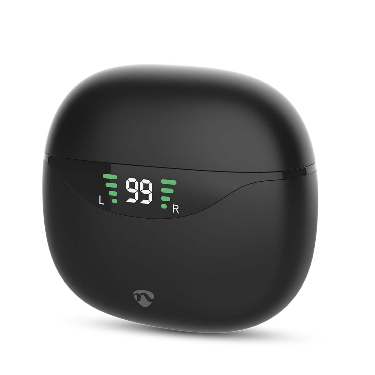 Fully Wireless Earphones | ANC (Active Noise Cancelling) | Bluetooth® | Maximum battery play time: 30 hrs | Touch Control | Charging case | Wireless charging case | Built-in microphone | Voice control support | Black