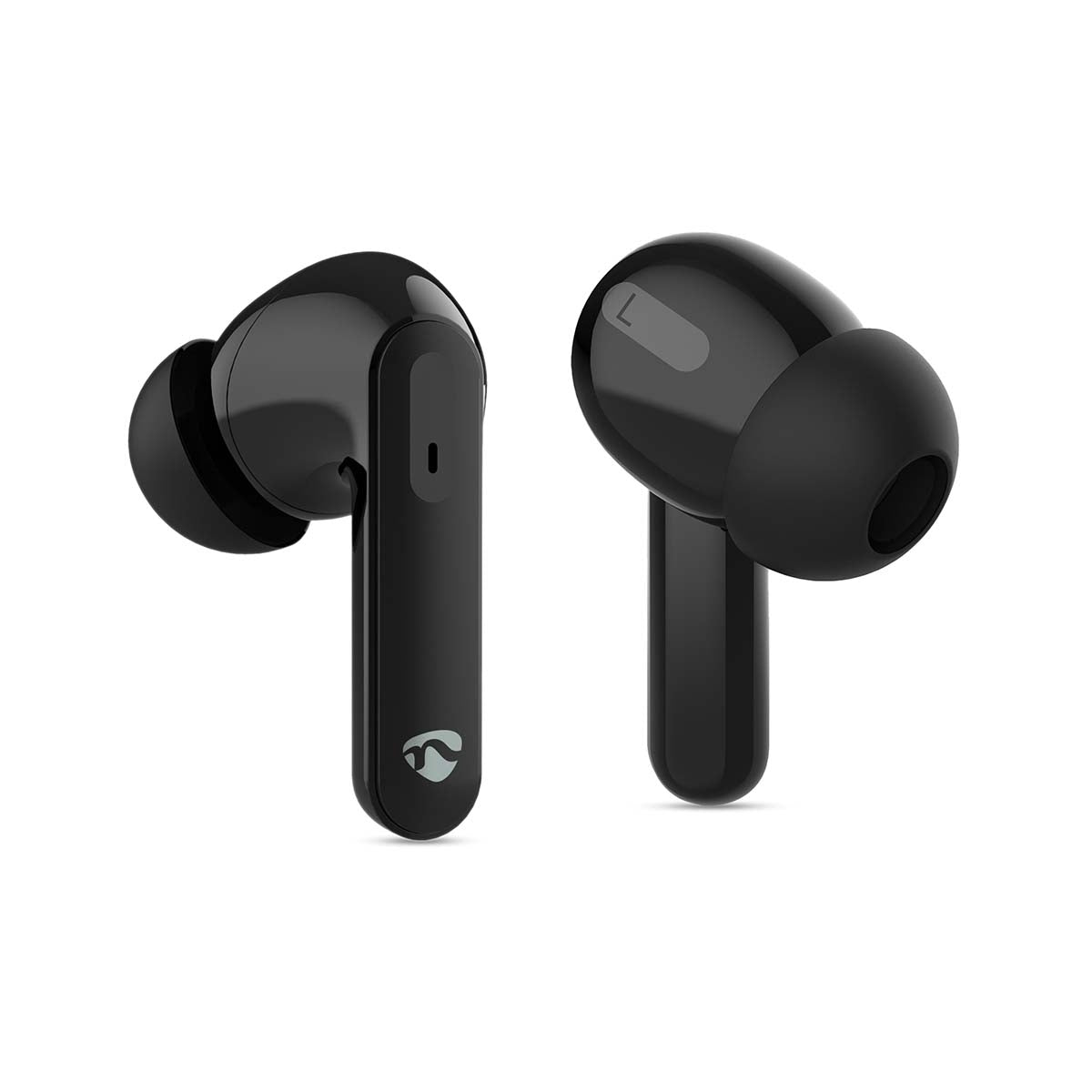 Fully Wireless Earphones | ANC (Active Noise Cancelling) | Bluetooth® | Maximum battery play time: 30 hrs | Touch Control | Charging case | Wireless charging case | Built-in microphone | Voice control support | Black