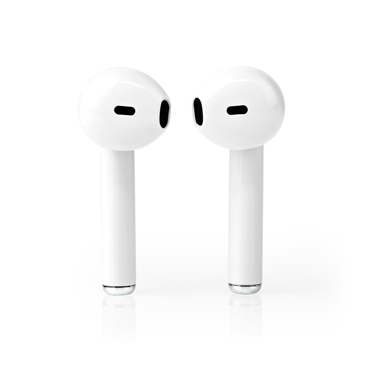Fully Wireless Headphones | Bluetooth® | Maximum battery life: 2.5 hours | Press Control | Battery cover | Built-in microphone | Support for voice control | White