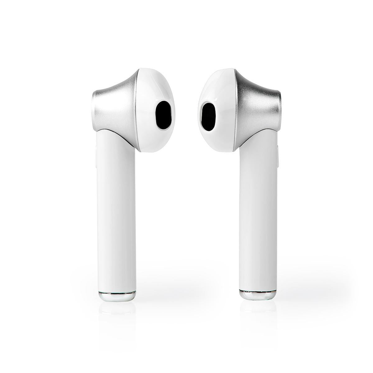 Fully Wireless Headphones | Bluetooth® | Maximum battery life: 2.5 hours | Press Control | Battery cover | Built-in microphone | Support for voice control | White