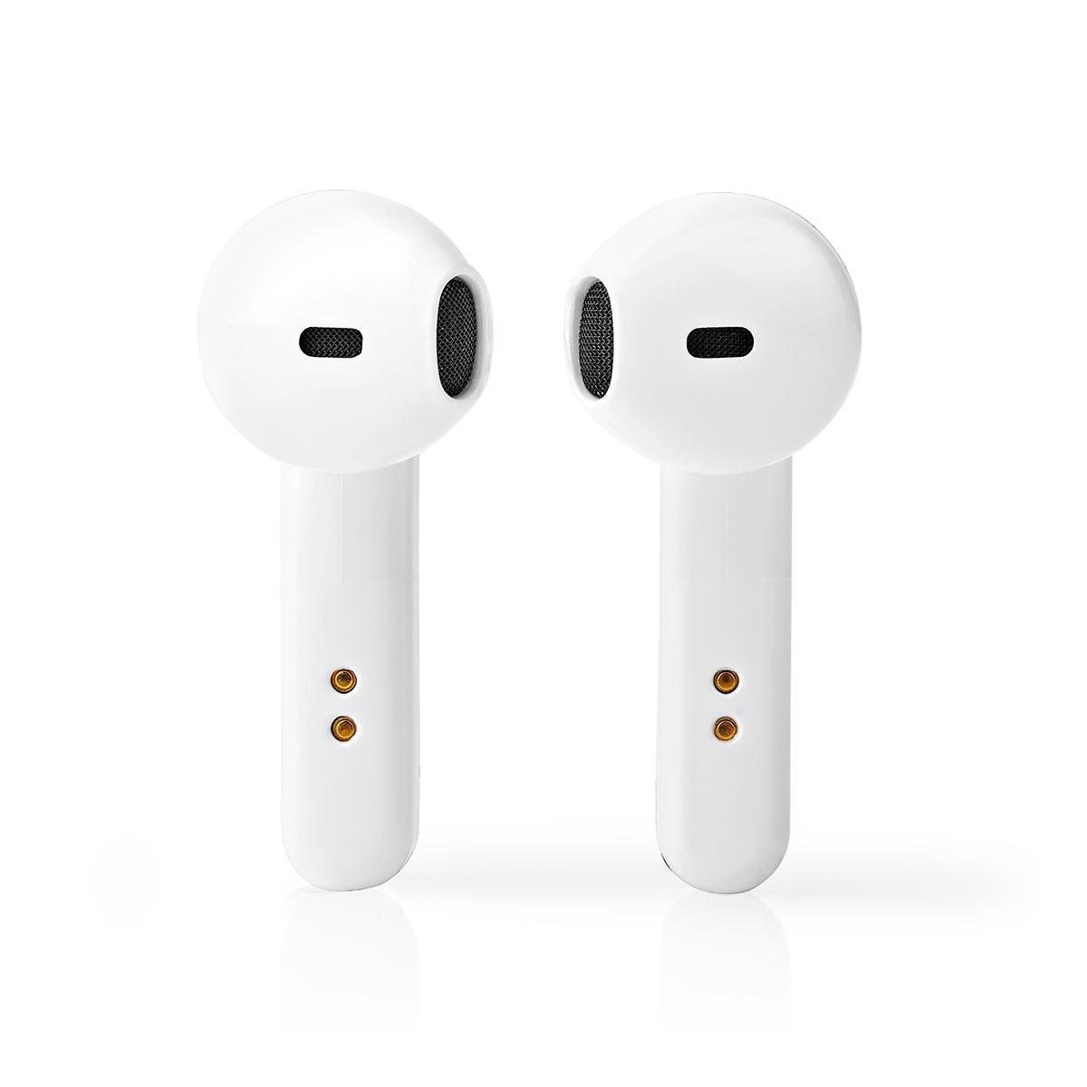 Fully Wireless Headphones | Bluetooth® | Maximum battery life: 2.5 hours | Press Control | Battery cover | Built-in microphone | Support for voice control | White
