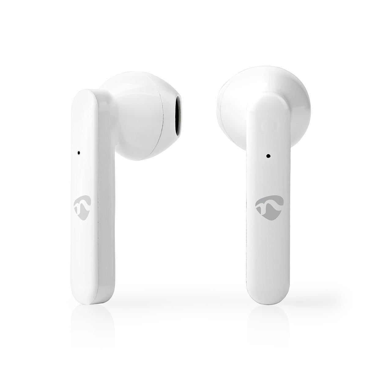 Fully Wireless Headphones | Bluetooth® | Maximum battery life: 2.5 hours | Press Control | Battery cover | Built-in microphone | Support for voice control | White