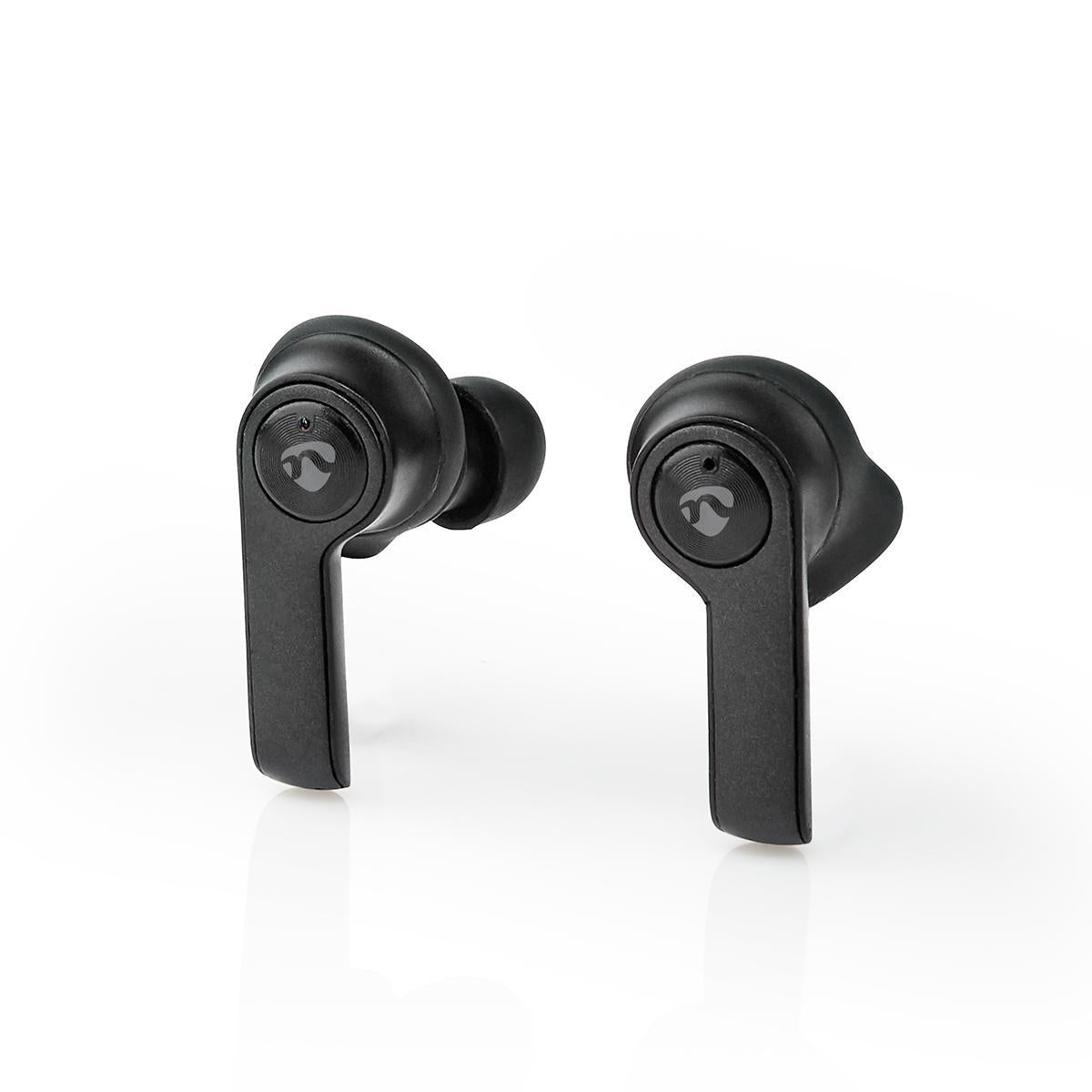 Fully Wireless Headphones | Bluetooth® | Maximum battery life: 3.5 hours | Press Control | Battery cover | Built-in microphone | Support for voice control | Ear Wings | Black