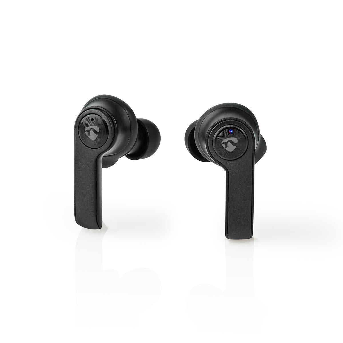 Fully Wireless Headphones | Bluetooth® | Maximum battery life: 3.5 hours | Press Control | Battery cover | Built-in microphone | Support for voice control | Ear Wings | Black