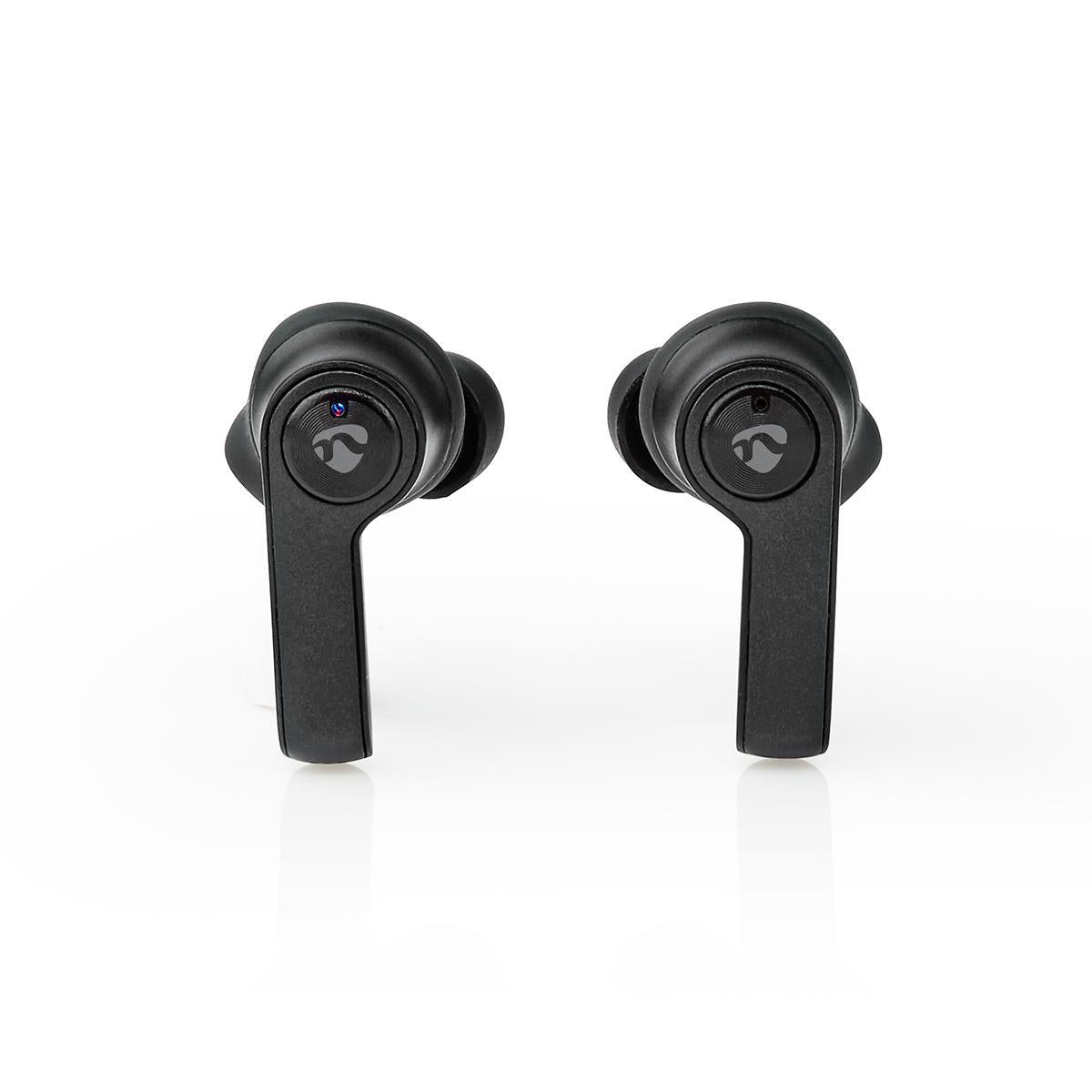 Fully Wireless Headphones | Bluetooth® | Maximum battery life: 3.5 hours | Press Control | Battery cover | Built-in microphone | Support for voice control | Ear Wings | Black