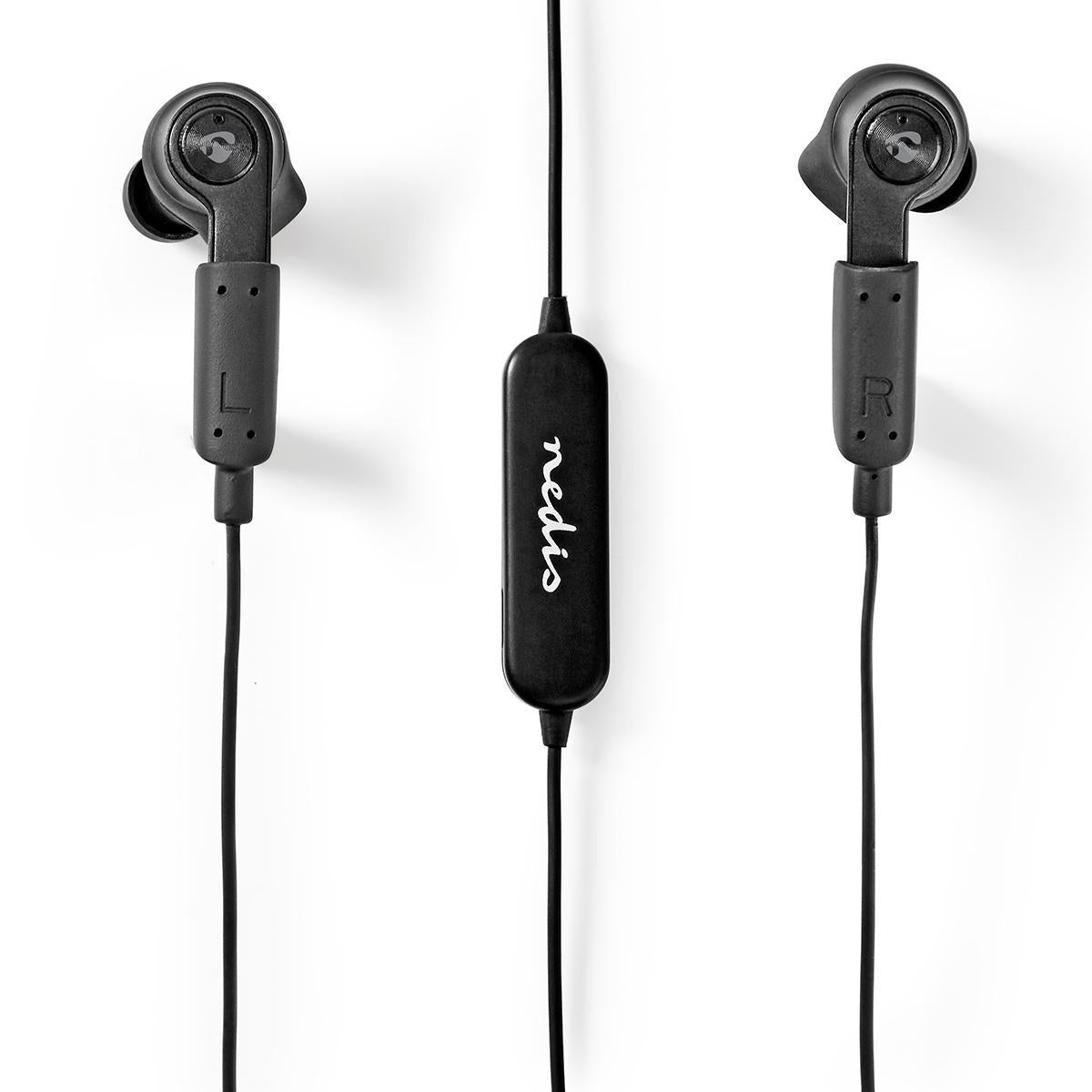 Fully Wireless Headphones | Bluetooth® | Maximum battery life: 3.5 hours | Press Control | Battery cover | Built-in microphone | Support for voice control | Ear Wings | Black