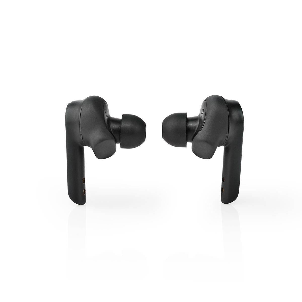 Fully Wireless Headphones | Bluetooth® | Maximum battery life: 3.5 hours | Press Control | Battery cover | Built-in microphone | Support for voice control | Ear Wings | Black